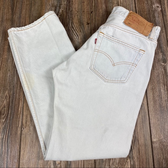 Vintage 1998 Levis 501 BleachWash Button Fly Jeans - Picture 12 of 12